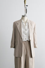oat linen blazer
