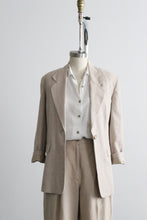 oat linen blazer