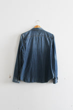 sunfaded denim work shirt