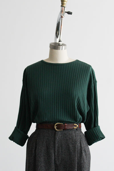 spruce rib knit tee