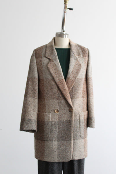 card catalog wool blazer