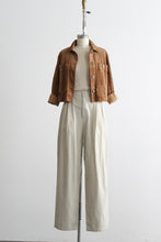hazel cropped corduroy jacket