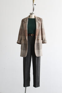 card catalog wool blazer