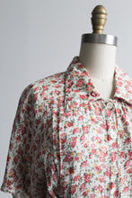 spring botanical shirtdress