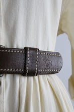 horseshoe leather belt (m)