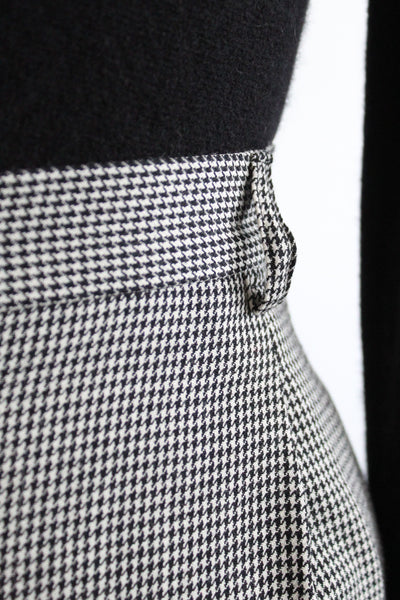 wide leg greenwich wool trousers