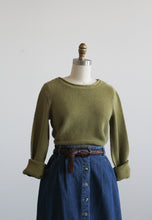 mossbed seed stitch sweater