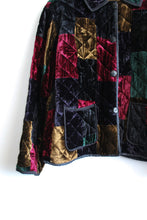 velvet quilted jacket