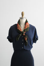 olive paisley wool scarf