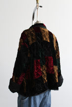 velvet quilted jacket