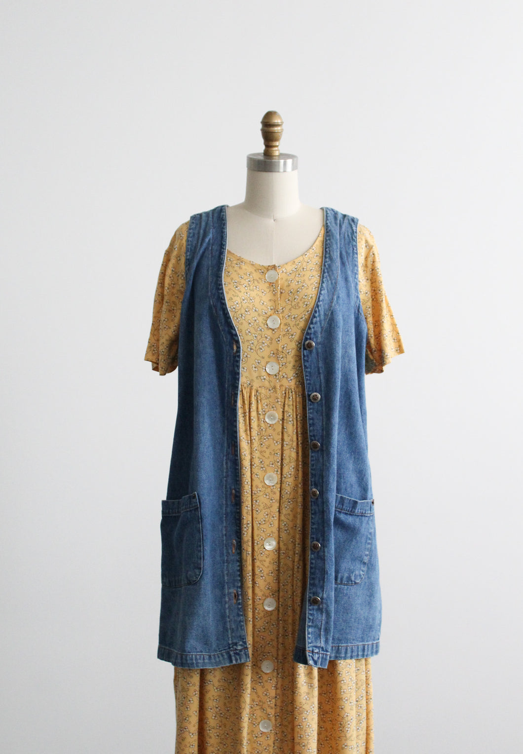 avalon denim vest