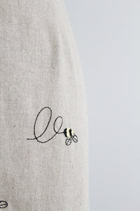 beehive linen skirt