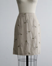 beehive linen skirt