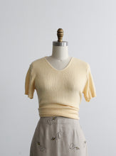 dandelion knit tee