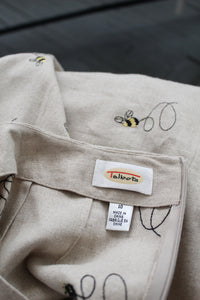 beehive linen skirt