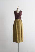 avocado linen maxi skirt (s/m)