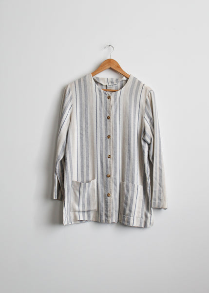 spring picnic striped jacket