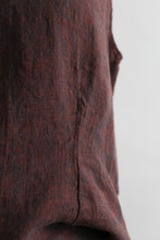 merlot linen flax tank (s/m)
