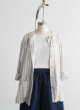 spring picnic striped jacket