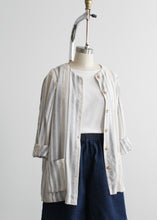spring picnic striped jacket