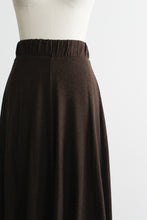 walnut knit maxi skirt