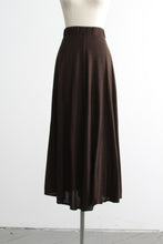 walnut knit maxi skirt