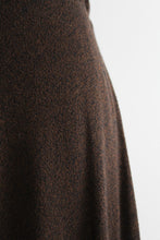 walnut knit maxi skirt