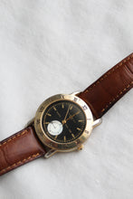 leather band vintage watch