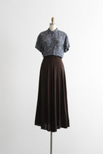 walnut knit maxi skirt