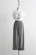 gingham cotton trousers (l/xl)