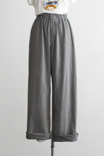 gingham cotton trousers (l/xl)