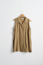 wheaten silk tunic