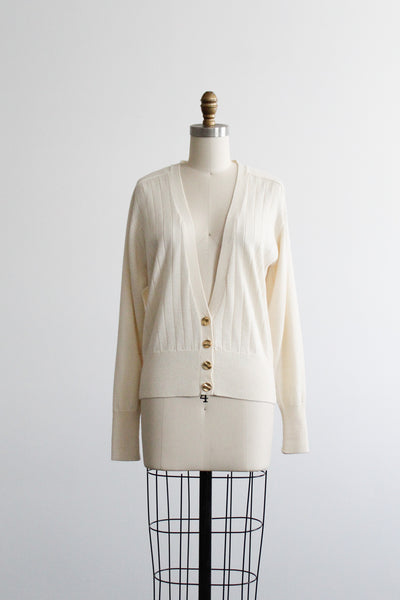 eggshell cardigan