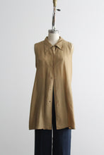 wheaten silk tunic
