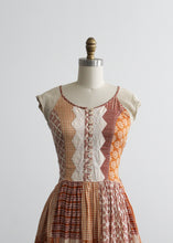 hollowbrook patchwork dress