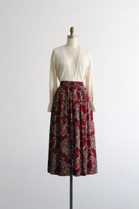 harvest moon midi skirt