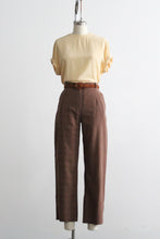 butter yellow silk tee (m)