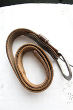 horseshoe leather belt (m)