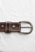 horseshoe leather belt (m)