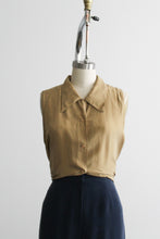 wheaten silk tunic