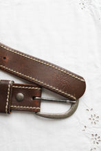 horseshoe leather belt (m)