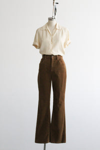 acorn corduroy bootcut trousers