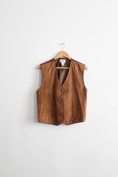 leather vest (m/l)