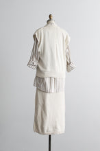 eggshell knit sweater skirt
