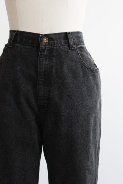 ash black mom jeans