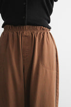 tobacco cotton trousers