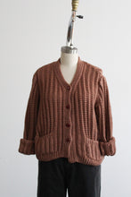 clay boxy cardigan