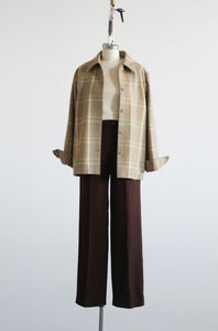 card catalog plaid swing coat