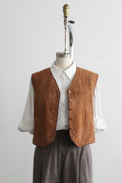 leather vest (m/l)
