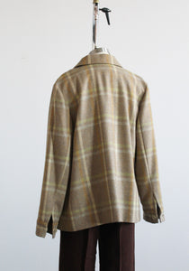 card catalog plaid swing coat